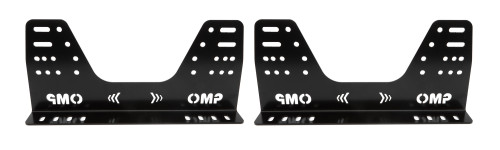 Seat Bracket - Side Mount - FIA Approved - Low - 16 Mounting Holes - Steel - Black Powder Coat - Universal - Kit