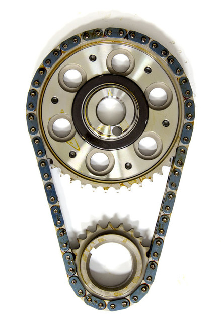 Timing Chain Set - Gold Series - Double Roller - Keyway Adjustable - Needle Bearing - Billet Steel - Small Block Ford - Kit