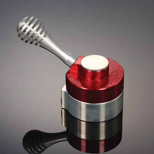 Wing Valve - Hydraulic Adjustment - Silver / Red Anodized - Sprint Car - Each Wing Valve - Hydraulic Adjustment - Silver / Red Anodized - Sprint Car - Each