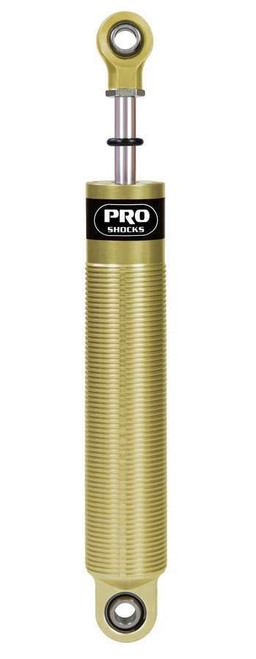 Shock - AC Series - Twintube - 12.50 in Compressed / 19.50 in Extended - 2.00 in OD - C4-R6 Valve - Threaded Aluminum - Gold Anodized - Each