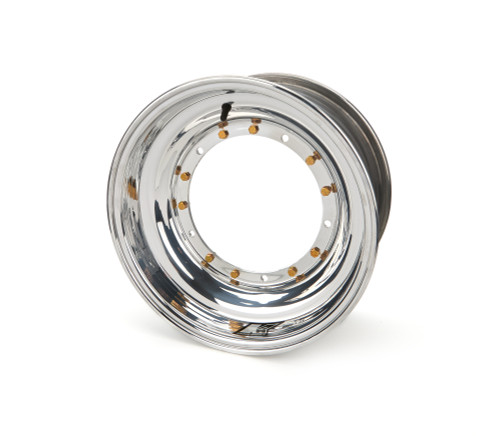 Wheel - Direct Mount - 15 x 8 in - 3.000 in Backspace - Aluminum - Polished - Sprint Car - Each