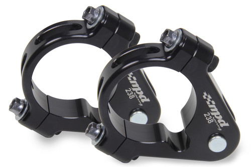 Axle Clamp - Aluminum - Black Anodized - 2-3/8 in Axles - Sprint Car Tether - Pair Axle Clamp - Aluminum - Black Anodized - 2-3/8 in Axles - Sprint Car Tether - Pair
