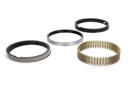 Piston Rings - Premium Ductile Moly - 4.280 in Bore - Drop in - 1/16 x 1/16 x 3/16 in Thick - Standard Tension - Ductile Iron - Plasma Moly - 8-Cylinder - Kit