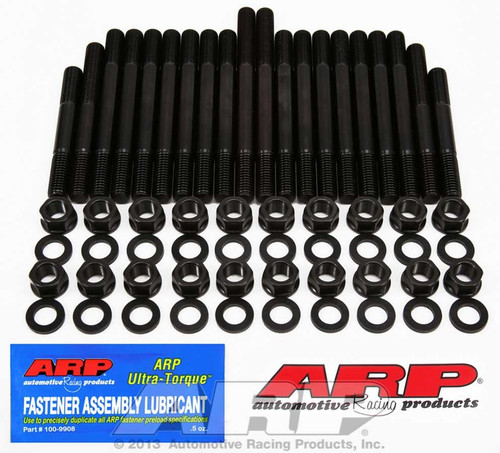 Cylinder Head Stud Kit - Hex Nuts - Chromoly - Black Oxide - Oldsmobile 350 Diesel - Kit
