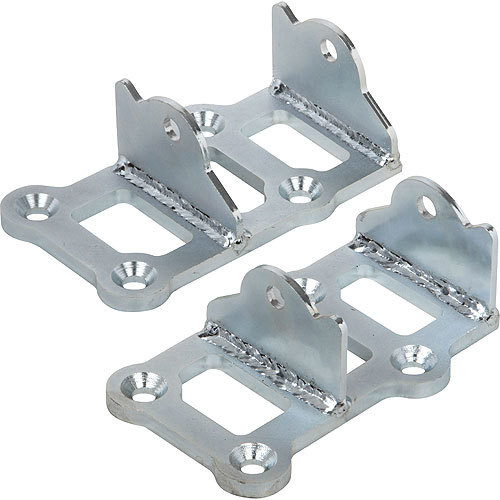 Motor Mount - LS Swap - Bolt-On - Steel - Zinc Plated - Early Small Block Chevy Frame Mount to GM LS-Series - GM A-Body / G-Body 1978-88 - Kit