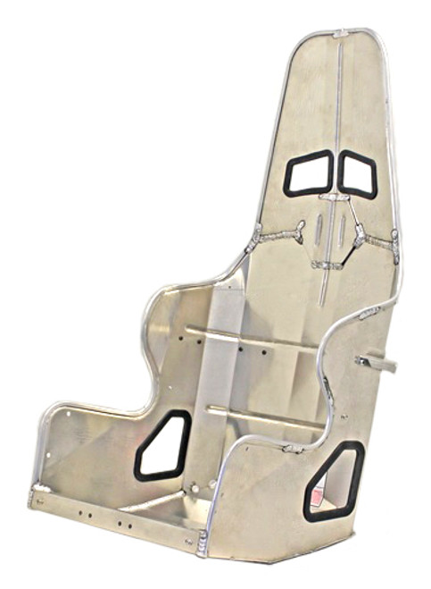 Seat - 38 Series - 14 in Wide - 20 Degree Layback - Requires Snap Cover - Aluminum - Natural - Each