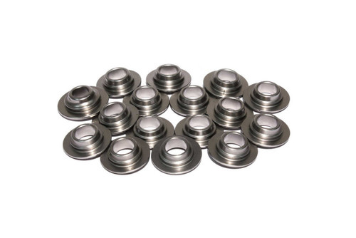 Valve Spring Retainer - 7 Degree - 0.640 in OD Step - 1.290 in Single Spring - Steel - Set of 16 Valve Spring Retainer - 7 Degree - 0.640 in OD Step - 1.290 in Single Spring - Steel - Set of 16