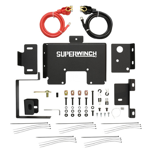 Battery Box - Auxiliary - Hardware Included - Steel - Black Powder Coat - Jeep Wrangler JL 2018-22 - Kit Battery Box - Auxiliary - Hardware Included - Steel - Black Powder Coat - Jeep Wrangler JL 2018-22 - Kit