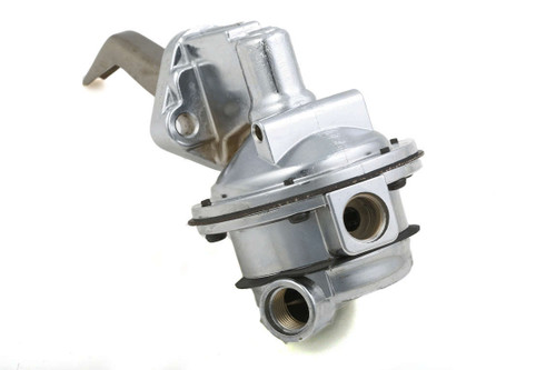Fuel Pump - Mechanical - 170 gph - 8 psi - 8 AN Female O-Ring Inlet / Outlet - Aluminum - Polished - Gas - Small Block Ford - Each