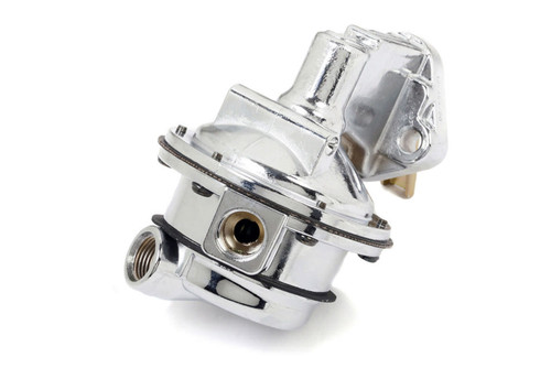 Fuel Pump - Mechanical - 170 gph - 8 psi - 8 AN Female O-Ring Inlet / Outlet - Aluminum - Polished - Gas - Big Block Chevy - Each Fuel Pump - Mechanical - 170 gph - 8 psi - 8 AN Female O-Ring Inlet / Outlet - Aluminum - Polished - Gas - Big Block Chevy - Each