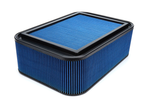 Air Filter Element - Sprint Car - Rectangle - 18.875 in Long - 13.25 in Wide - 6 in Tall - Reusable Cotton - Blue - Each