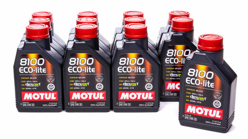 Motor Oil - 8100 Eco-Lite - 5W30 - Synthetic - 1 L Bottle - Set of 12