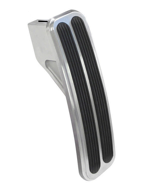 Pedal Pad - Gas - Rubber Pads - Aluminum - Brushed - Cadillac CTS-V - Each