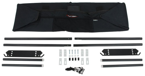 Bed Storage Bag - Expedition - Frame / Rail System - Fabric - Black - Kit