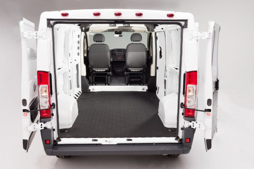 Bed Mat - VanTred Cargo Mats - Impact Protection - Non-Skid - Hook and Loop Fastener - Plastic - Black - Long Wheelbase - Ram Promaster 2014-21 - Each