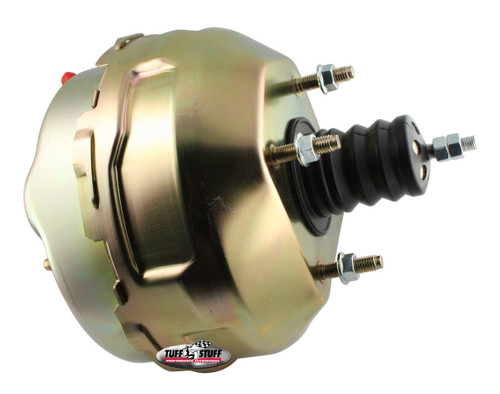 Power Brake Booster - 9 in OD - Dual Diaphragm - Steel - Cadmium - Chevy Corvette 1968-82 - Each