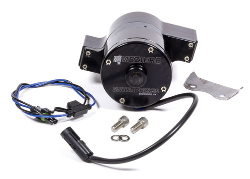 Water Pump - Electric - 100 Series Remote Mount - 1 in NPT Female Inlet - 12 AN Female O-Ring Outlets - Aluminum - Black Anodized - Universal - Kit
