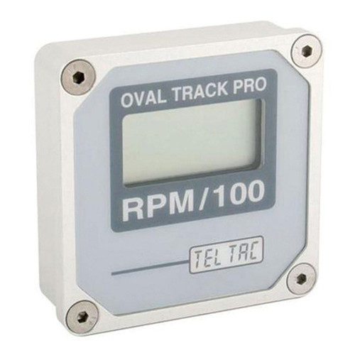 Tachometer - Oval Track - 15000 RPM - 9V Battery - Digital - 2-1/4 in Square - Mount / Hardware - Gray Face - Magneto / Electronic Ignitions - Each Tachometer - Oval Track - 15000 RPM - 9V Battery - Digital - 2-1/4 in Square - Mount / Hardware - Gray Face - Magneto / Electronic Ignitions - Each
