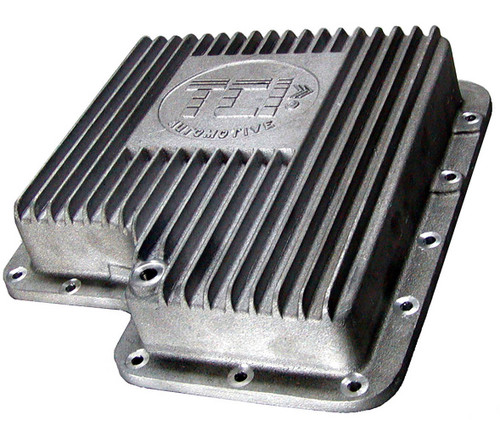 Transmission Pan - Deep Sump - Finned - Adds 2.0 qt Capacity - Aluminum - Natural - C6 - Kit