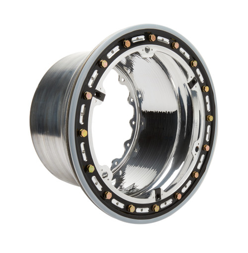 Wheel Shell - Matrix Modular - Outer - 15 x 9.00 in - Black Beadlock - Aluminum - Polished - Keizer Wide 5 - Each