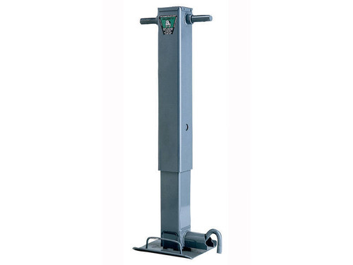 Trailer Jack - Bulldog - Manual - 12-1/2 in Of Travel - 12000 lb Capacity - Steel - Gray Paint - Each
