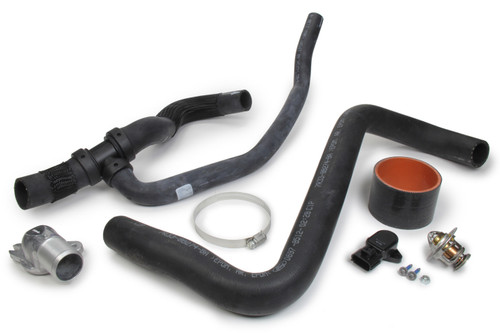 Radiator Hose Kit - Thermostat Relocation - Hoses / Clamps / Hardware - Edelbrock E-Force Supercharger System - GT - Ford Mustang 2005-06 - Kit