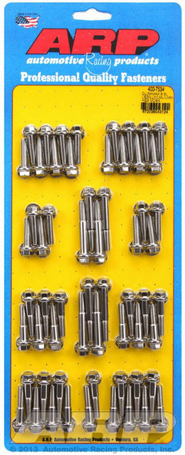 Valve Cover Fastener - Bolt - 1/4-20 in Thread - Hex Head - Stainless - Natural - 6.6 L - GM Duramax - Kit Valve Cover Fastener - Bolt - 1/4-20 in Thread - Hex Head - Stainless - Natural - 6.6 L - GM Duramax - Kit