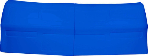 Nose - MD3 - 2-Piece Complete - Plastic - Chevron Blue - Chevy Monte Carlo 1988 - Street Stock - Kit