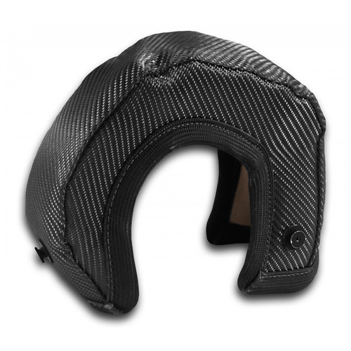 Turbo Blanket - Roque Series - Woven Fiberglass - Carbon Fiber Look - T4 Exhaust Housing - Each