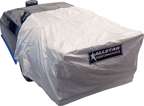 Car Cover - Soft Liner - Heat Reflective - Cloth - Silver - Back Half Only - Dirt Late Model - Each