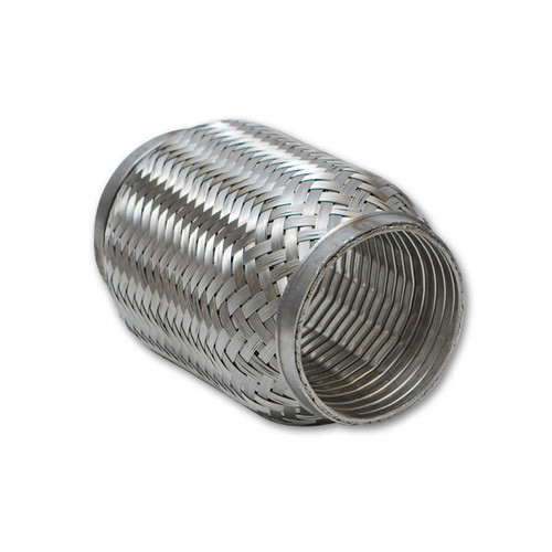 Exhaust Flex Pipe - TurboFlex - Weld-On - Flexible - 5 in Inlet - 5 in Outlet - 8 in Long - Stainless - Each