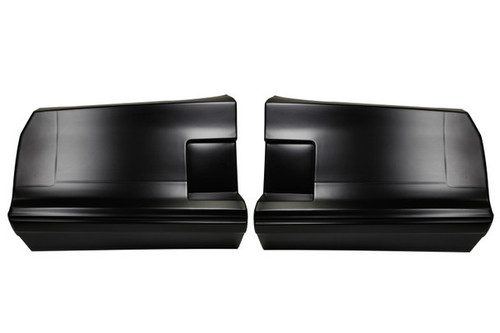 Bumper Cover - MD3 - 2-Piece Complete - Rear - Plastic - Black - Chevy Monte Carlo 1988 - Kit Bumper Cover - MD3 - 2-Piece Complete - Rear - Plastic - Black - Chevy Monte Carlo 1988 - Kit