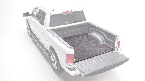 Bed Mat - BedRug Classic Bed Mat - Padded - Hook and Loop Fastener - Composite - Gray - No Liner - 6 ft 7 in Bed - GM Fullsize Truck 2019 - Each