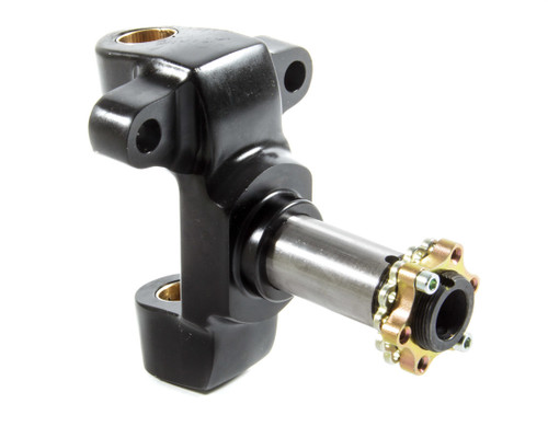 Spindle - 10 Degree - Locknut Assembly - Aluminum - Black Anodized - Sprint Car - Each