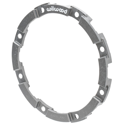 Brake Rotor Adapter - 8 x 7 in Bolt Pattern to Wide 5 Rotor Bolt Pattern - Aluminum - Black Anodized - Each