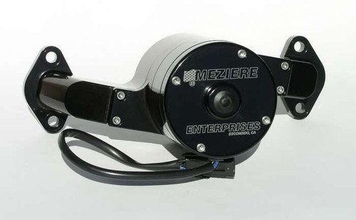 Water Pump - Electric - 100 Series - 1 in NPT Female Inlet - Gaskets / Hardware / Wiring - Aluminum - Black Anodized - Big Block Chevy - Kit