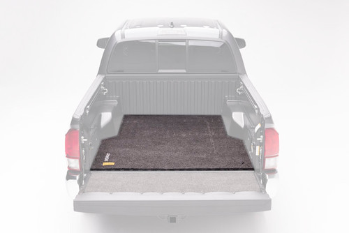Bed Mat - BedRug Classic Bed Mat - Padded - Hook and Loop Fastener - Composite - Gray - No Liner - 6 ft 1 in Bed - Toyota Midsize Truck 2005-23 - Each