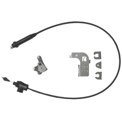 Kickdown Cable - Self Adjusting - Plastic Black Housing - Edelbrock Carburetor - 200R4 / 700R4 - Kit