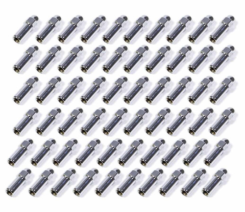 Lug Nut - Cragar SST - 12 mm x 1.50 Right Hand Thread - 13/16 in Hex Head - 1.380 in Shank - Closed End - Steel - Chrome - Set of 60