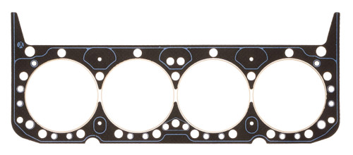 Cylinder Head Gasket - Vulcan Cut Ring - 4.125 in Bore - 0.059 in Compression Thickness - Steel Core Laminate - Small Block Chevy - Each Cylinder Head Gasket - Vulcan Cut Ring - 4.125 in Bore - 0.059 in Compression Thickness - Steel Core Laminate - Small Block Chevy - Each