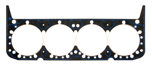 Cylinder Head Gasket - Vulcan Cut Ring - 4.200 in Bore - 0.039 in Compression Thickness - Steel Core Laminate - Small Block Chevy - Each Cylinder Head Gasket - Vulcan Cut Ring - 4.200 in Bore - 0.039 in Compression Thickness - Steel Core Laminate - Small Block Chevy - Each