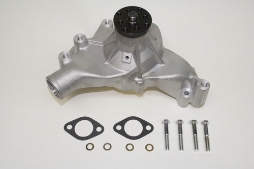 Water Pump - Mechanical - High Performance - 5/8 in Pilot - Long Design - Aluminum - Natural - Big Block Chevy - Each
