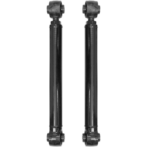 Trailing Arm - Rear - Lower - Tubular - Adjustable - Polyurethane Bushings - Steel - Black Powder Coat - Jeep Wrangler JL 2018-24 - Pair