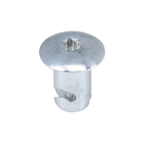 Quick Turn Fastener - Oval Head - Torx - 7/16 x 0.500 in Body - Aluminum - Natural - Set of 50