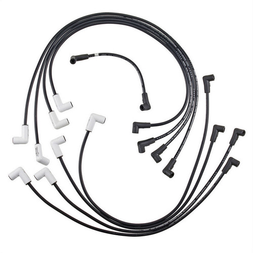 Spark Plug Wire Set - Extreme 9000 Ceramic - Spiral Core - 8 mm - Black - Factory Style Ceramic Plug Boots - GM 5.0 L / 5.7 L - Kit