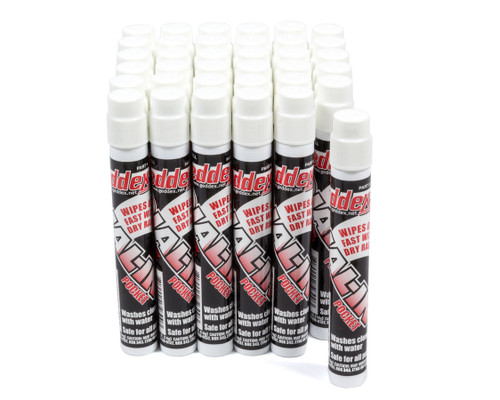 Dial-In Marker - Dial-In Pocket - Window - White - Safe on Glass / Polycarbonate / Rubber - 0.5 oz Bottle / Applicator - Set of 36