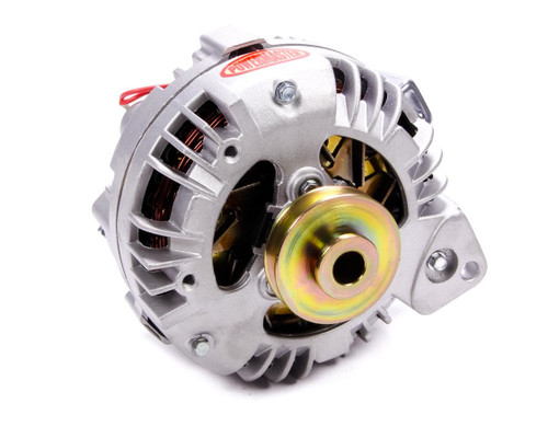 Alternator - Chrysler Original Look - Square Back Style - 95 amps - 12V - 1-Wire - Single V-Belt Pulley - Aluminum Case - Natural - Mopar - Each Alternator - Chrysler Original Look - Square Back Style - 95 amps - 12V - 1-Wire - Single V-Belt Pulley - Aluminum Case - Natural - Mopar - Each