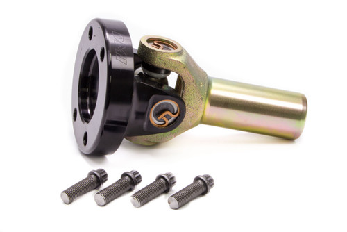 U-Joint Assembly - 2K11 H.D. - 16 Spline to 4-Bolt Flange - Gladiator U-Joint - Aluminum / Steel - Zinc / Black Anodized - Small Block Chevy / Mopar - Each