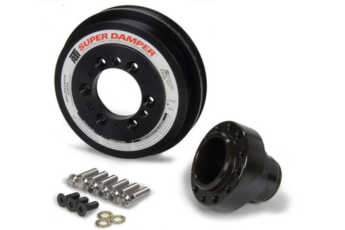 Harmonic Balancer - Serpentine Super Damper - 6.780 in OD - SFI 18.1 - Aluminum / Steel - Black - Internal Balance - GM GenV LT-Series - Each