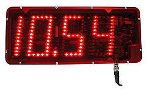 Dial-In Board - Digital - Red LED - Light Sensor Auto Dimming - Aluminum - Clear Anodized - Kit